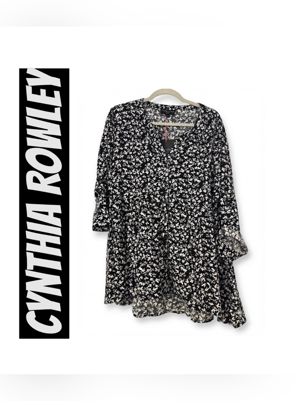 NWT CYNTHIA ROWLEY Blouse 1X